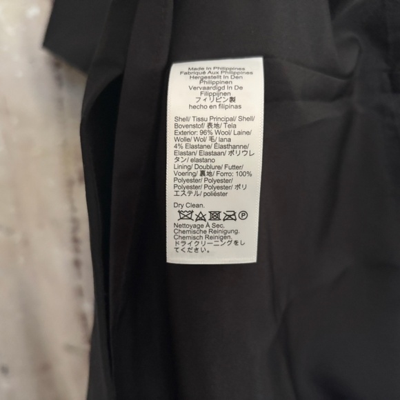 J Crew Collared Sheath Dress in Bi-Stretch Wool Blend - Picture 6 of 6